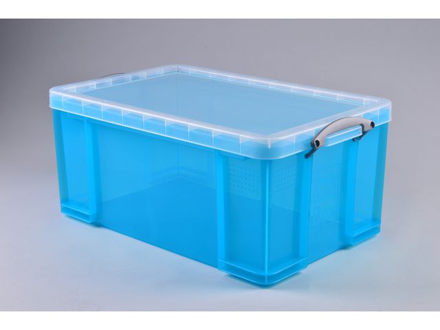 Stapelbare Opbergbox, PP, 64 L, 310 x 440 x 710 mm, Blauw