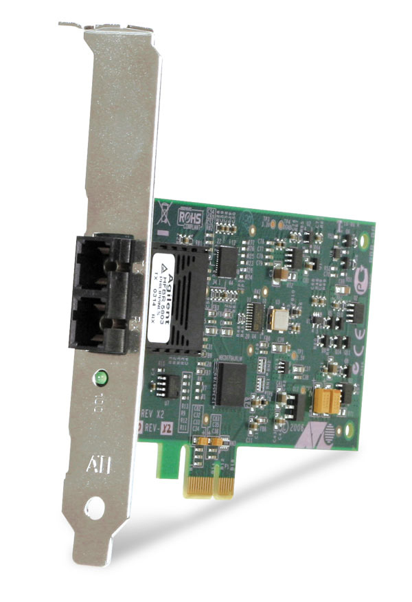 AT-2711FX-SC-901\100Mbps Fast Ethernet PCI-Express Fiber Adapter Card\SC Connector\Standard and Low Profile Brackets\Single Pack SINGPRE