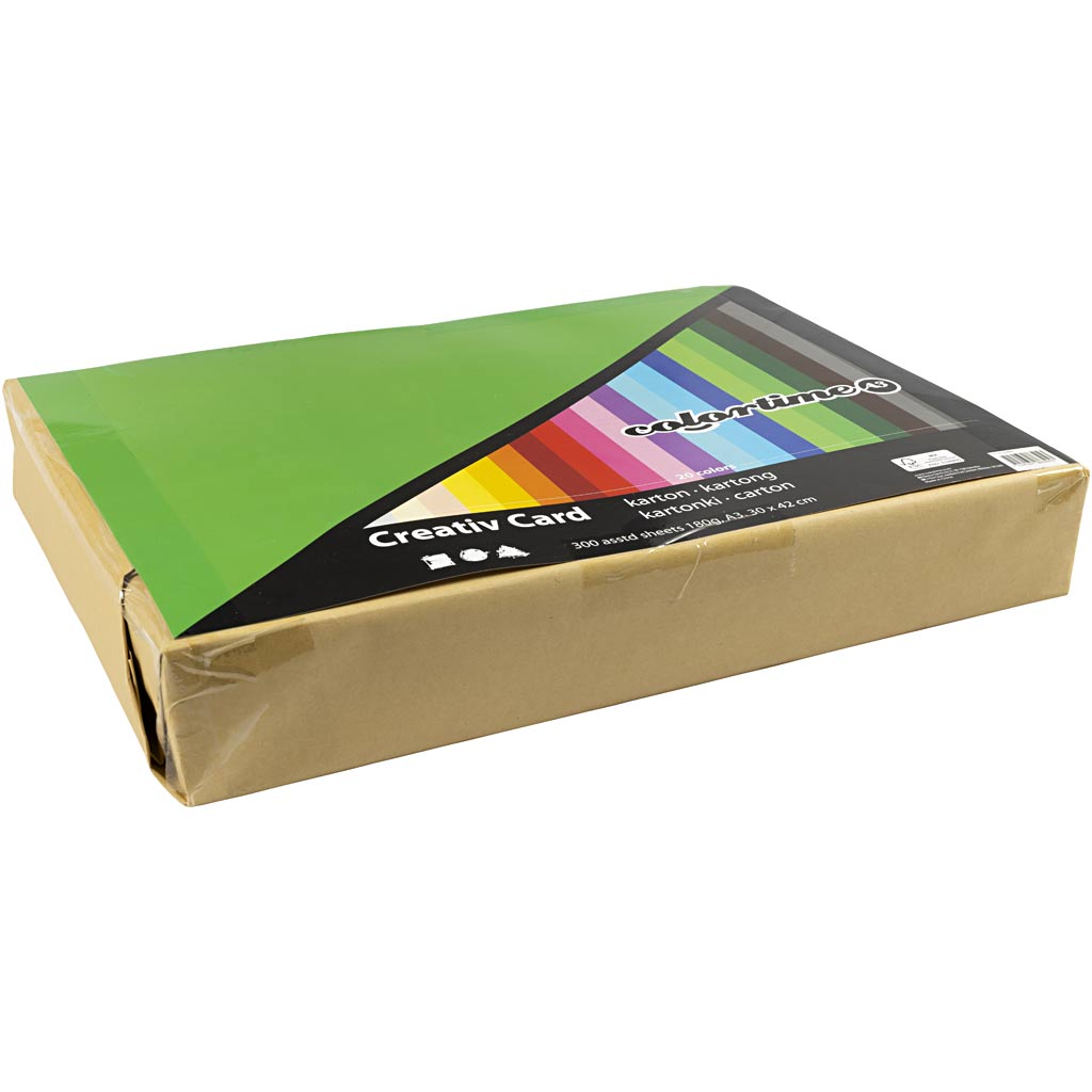 Creativ Card Gekleurd Karton A3 180 g/m² Assorti