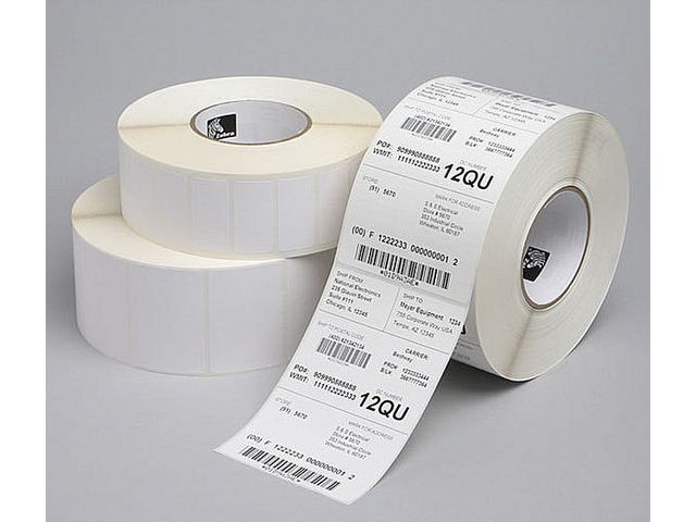 Z-Perform 1000D Labels, Papier, 102 x 152 mm, Zwart op Wit