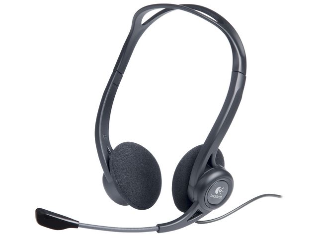 PC960 On-Ear Stereo Headset, USB, Zwart