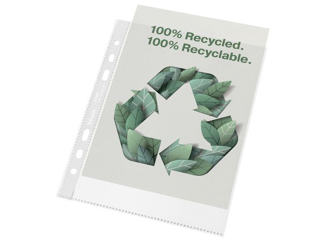 Showtas A4, PP, 100% Gerecycled, Transparant