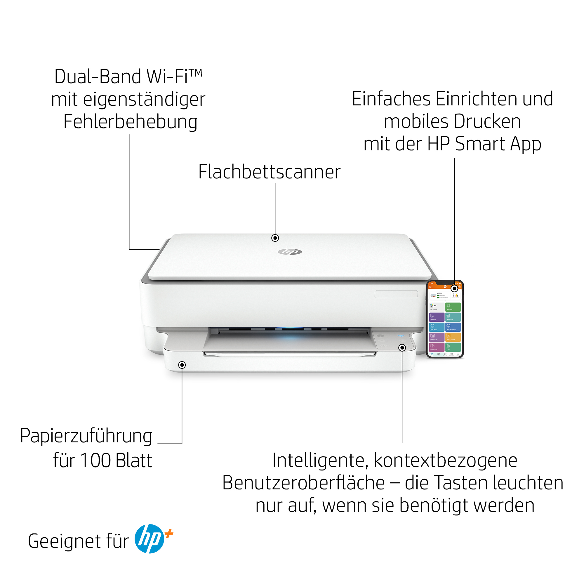 HP ENVY 6020e All-in-One (Cement)