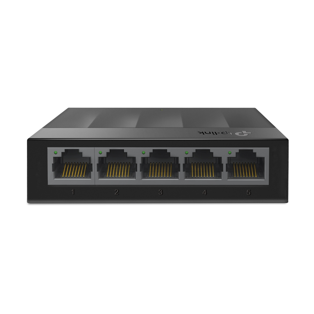 LiteWave 5-Port Gigabit Desktop Switch 5 Gigabit RJ45 Ports Desktop Plastic Case