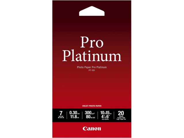 PT-101 Pro Platinum Fotopapier 10 x 15 mm 300 g/m²