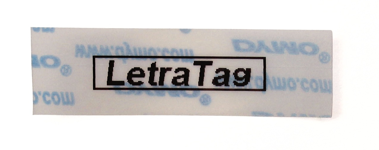 Letratag tape transparant