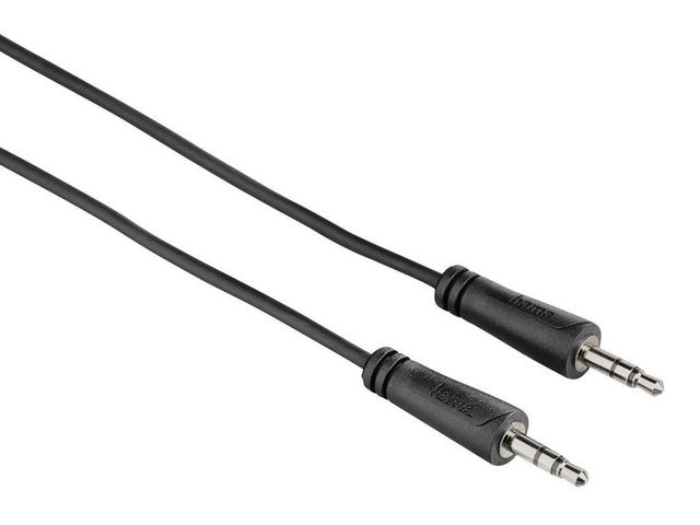 Audio kabel 3.5mm jack, 1.5m, zwart