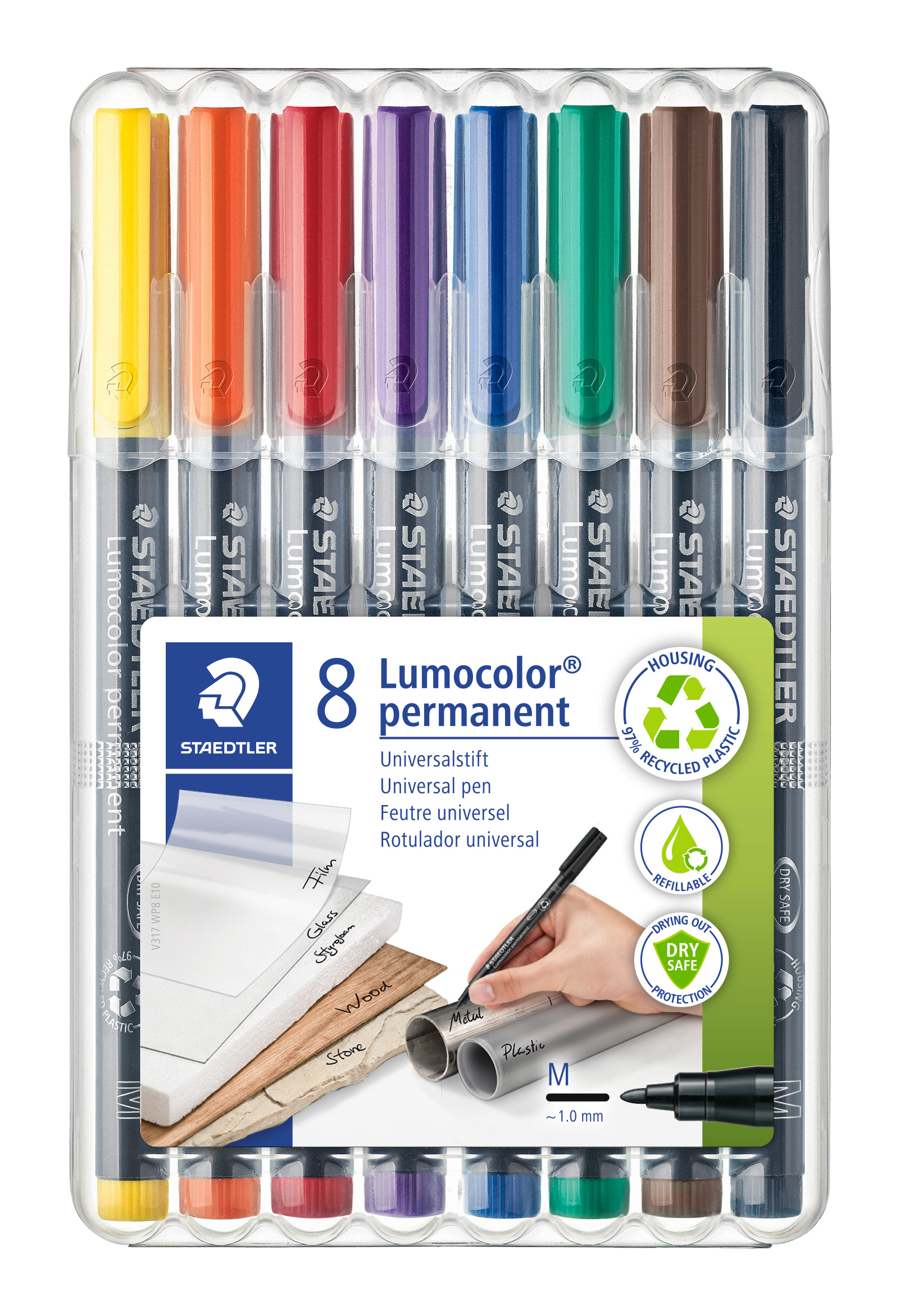 Lumocolor 317 Permanent Marker Medium 1 mm Assorti
