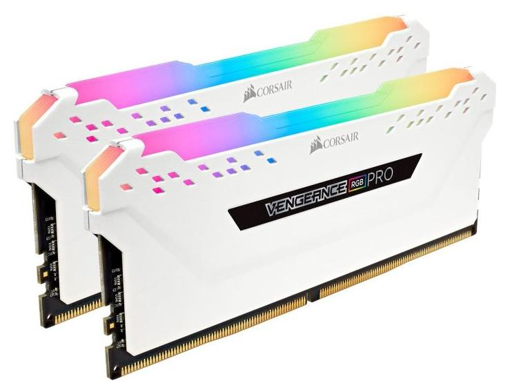 VENGEANCE RGB PRO 16GB (2x8GB) DDR4 3000 (PC4-24000) C15 Desktop memory . White