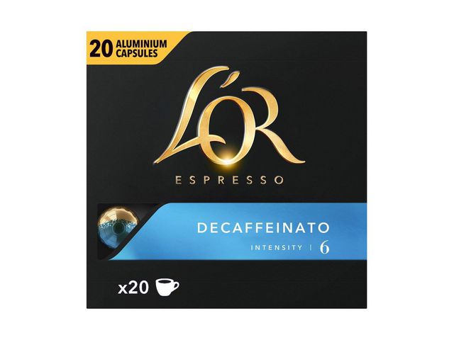 Espresso Decaffeinato, Koffiecapsules, Cafeinevrij