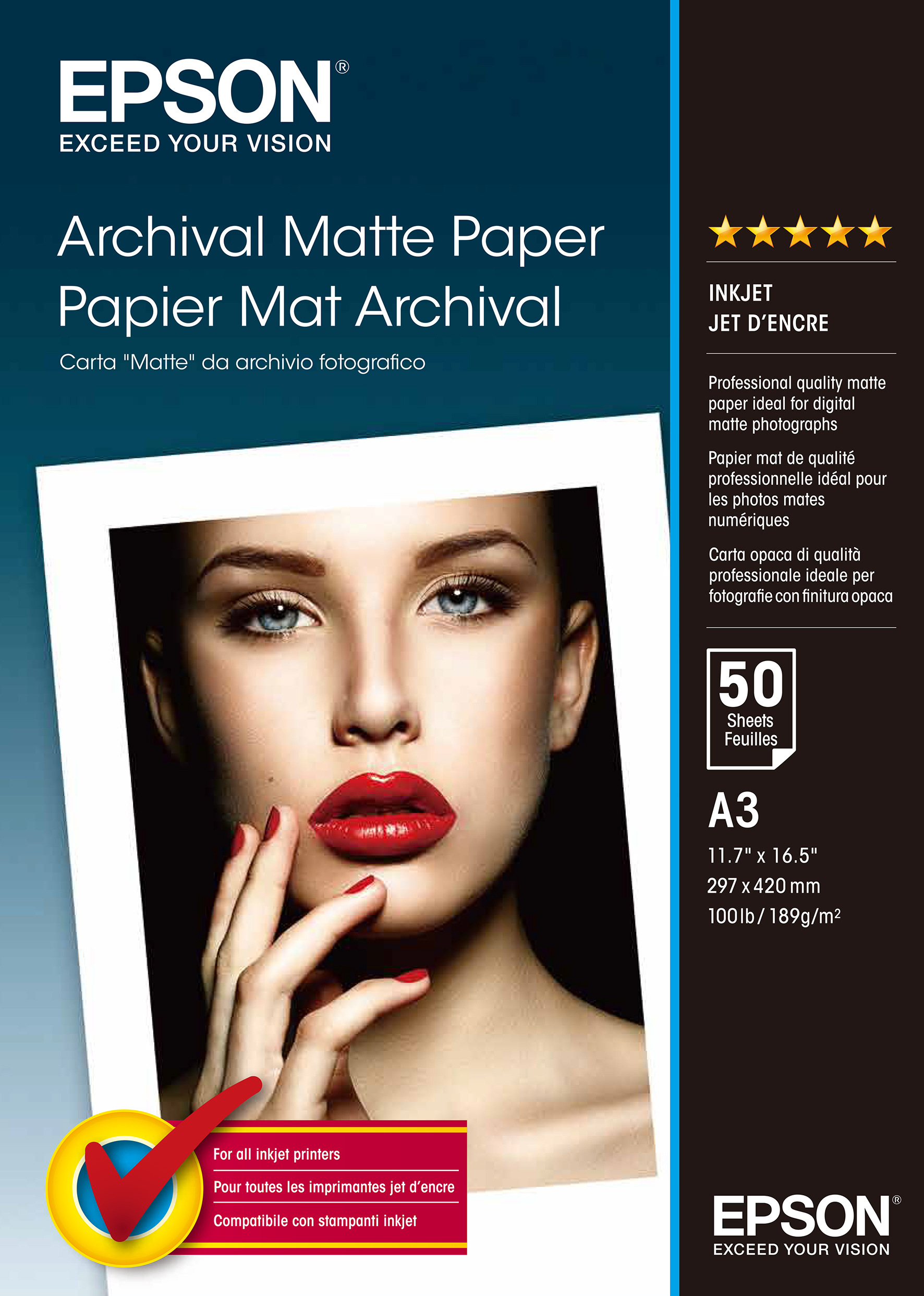 Archival Matte Paper A3 189 g/m²