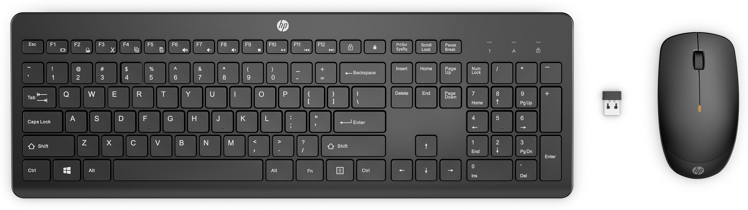 browser Stoffelijk overschot logo HP HP 125 Wired Keyboard (EN)