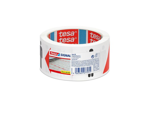 58263 Social Distancing Tape PP, 50 mm x 50 m