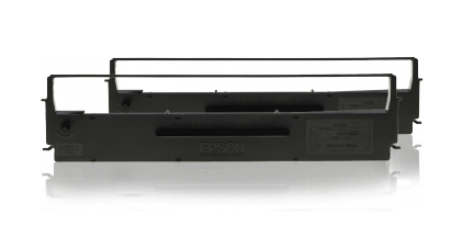  SIDM Black Ribbon Cartridge for LQ-300 / + / +II / 570 / + / 580 / 8xx Dualpack C13S015613