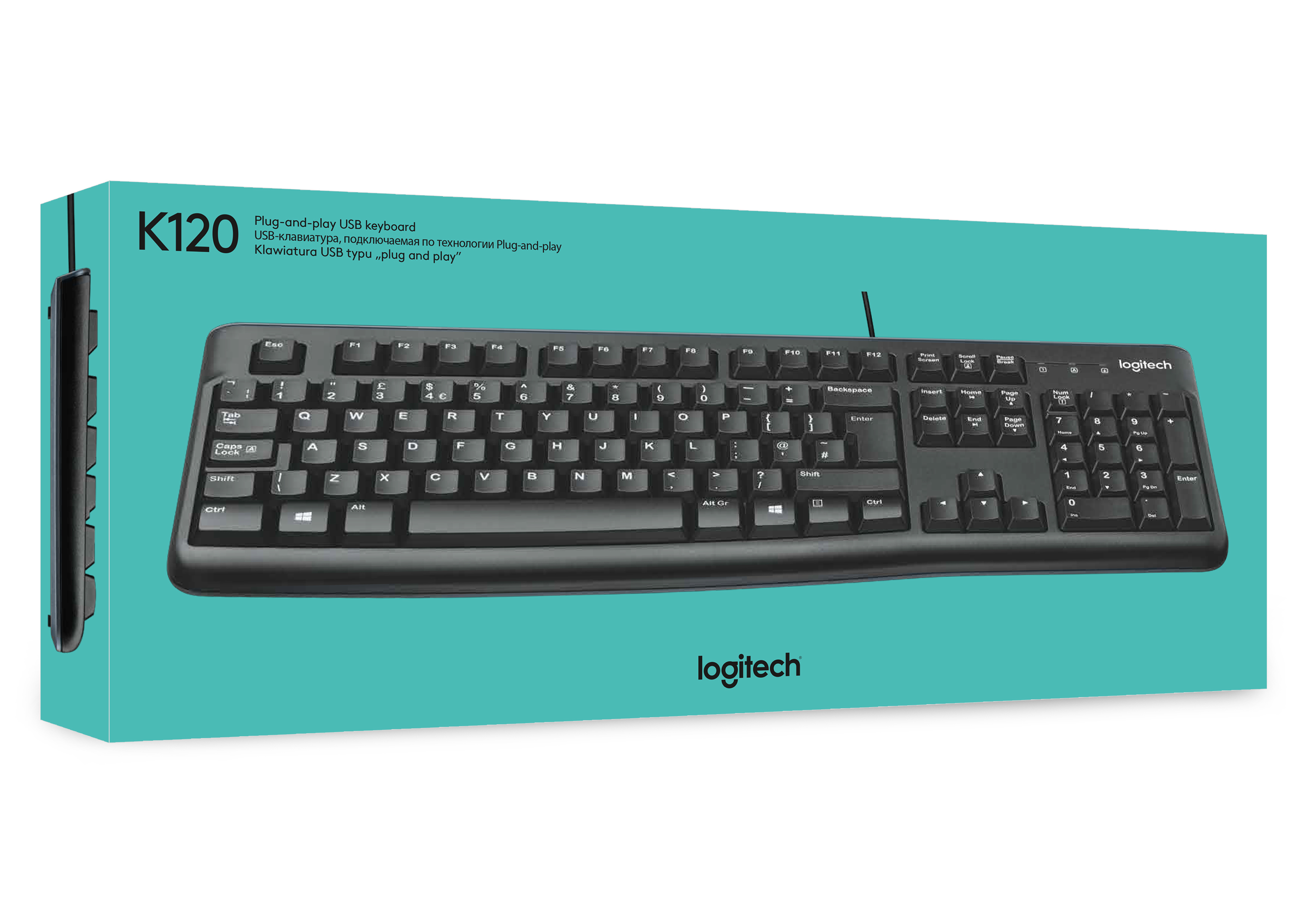 K120 keyboard OEM US int l layout QWERTY