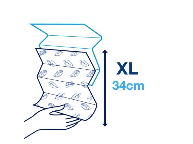 Premium Papieren Handdoeken Zacht, Interfold, 2-laags, 21,2 x 34 cm, Wit