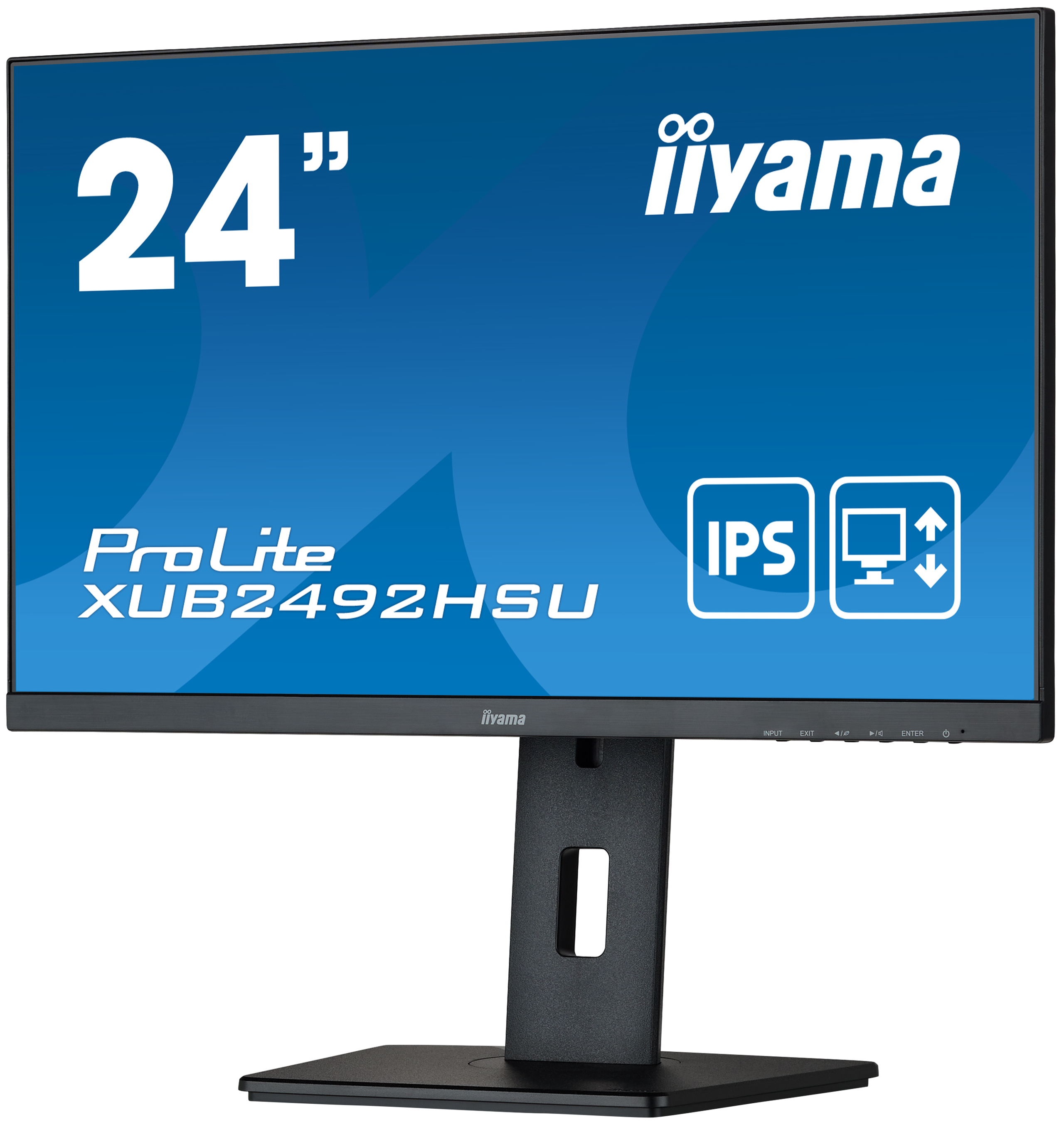 24i ETE IPS-panel 1920x1080 15cm HeightAdj. Stand Pivot 250cd/m Speakers VGA HDMI DisplayPort 4ms USB-HUB (23 8i VIS)