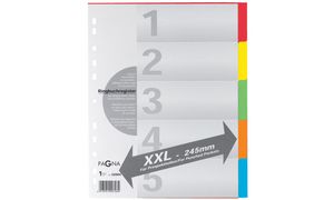 Tabblad A4XXL 11R kleurkarton/set 5