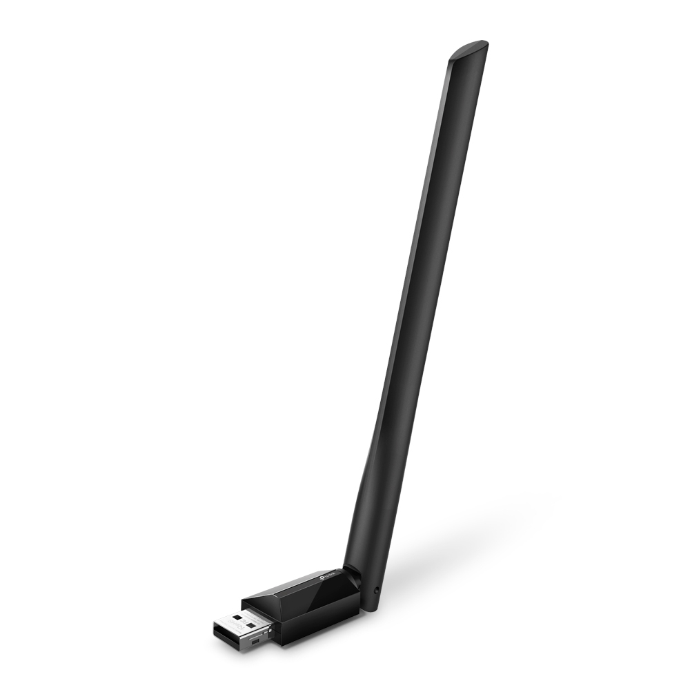 AC600 High Gain Wi-Fi Dual Band USB Adapter 433Mbps at 5GHz + 200Mbps at 2.4GHz USB 2.0  1 high gain antenna