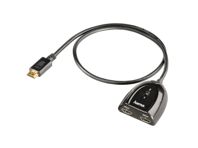 Adapter, HDMI Switch, Zwart