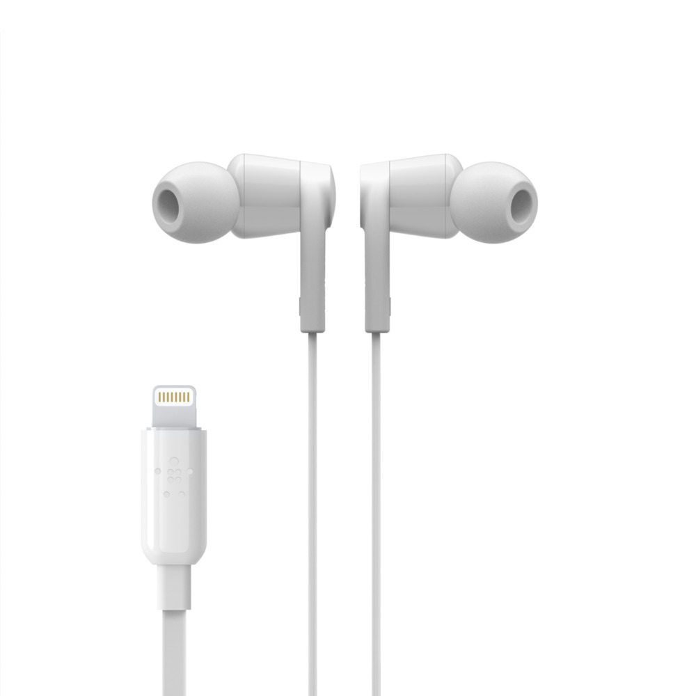 BELKIN Headphones with Lightning Connector White