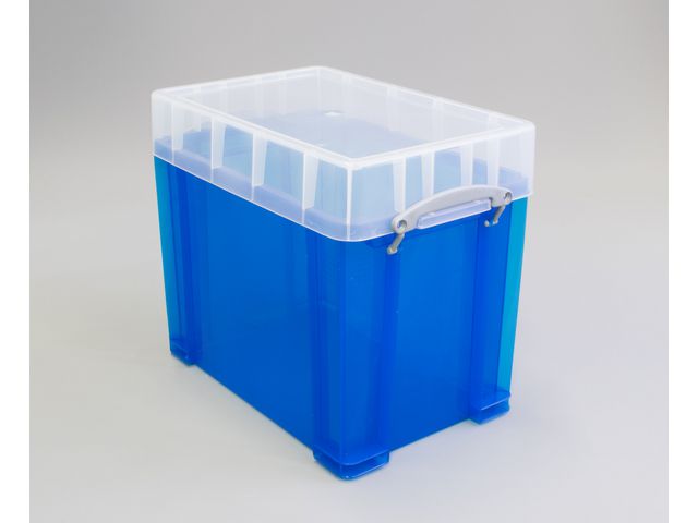 Opbergbox RUB 19XL transparant blauw
