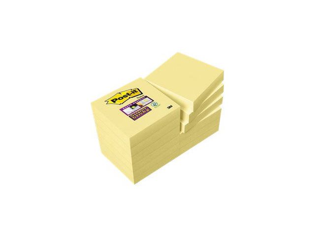 Super Sticky Notes Canary Yellow™, 47,6 x 47,6 mm, Geel