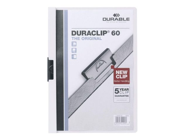 Duraclip® Klemmap A4, 1-30 vel, Wit