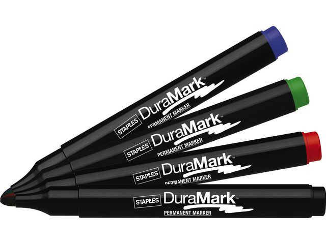 DuraMark 2070 Permanent Marker 3 mm Zwart Blauw Rood Groen