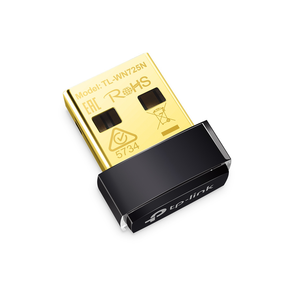 TL-WN725N 150Mbps Wireless N Nano USB Adapter Support 802.11b/g/n Nano size Provide USB 2.0 Interface Provide software WPS Support Windows XP/Vista/7/8/MAC