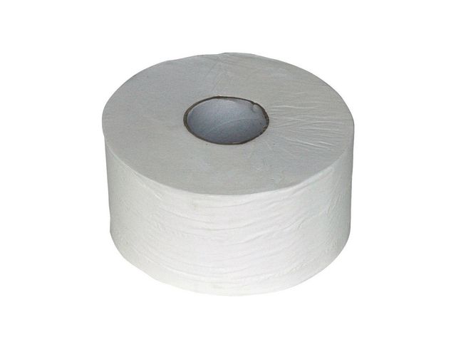 Mini Jumbo Toiletpapier, 2-laags, 180 m, Wit