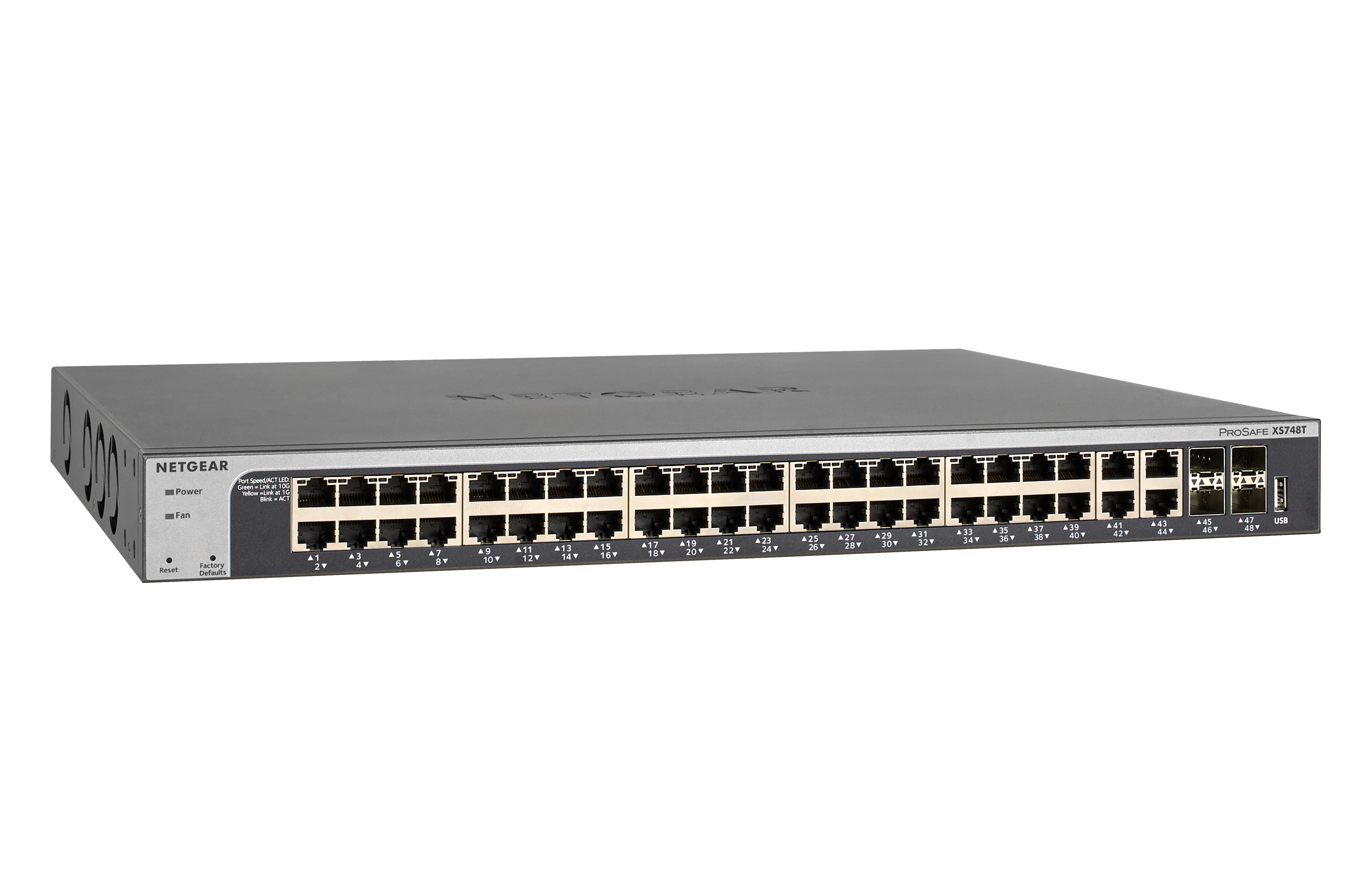 NETGEAR 48-Port 10-Gigabit Smart Managed Switch, 4 Combo-SFP+-Ports