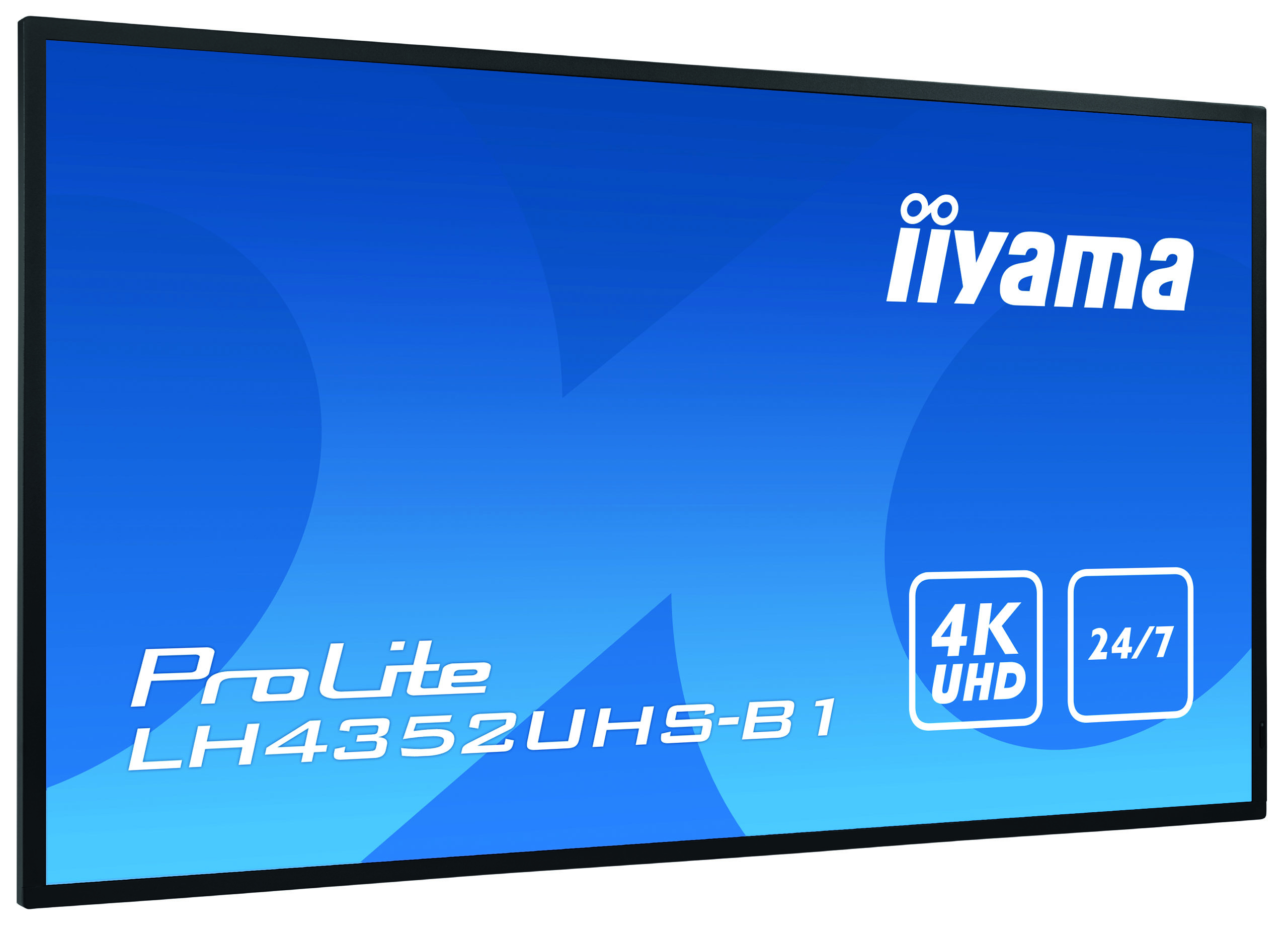  LH4352UHS-B1 43inch UHD IPS Landscape and Portrait 500cd/m2 DVI-I VGA DP 3xHDMI DP MST 2xUSB2.0 LAN/RS232 PC-Slot Android 8