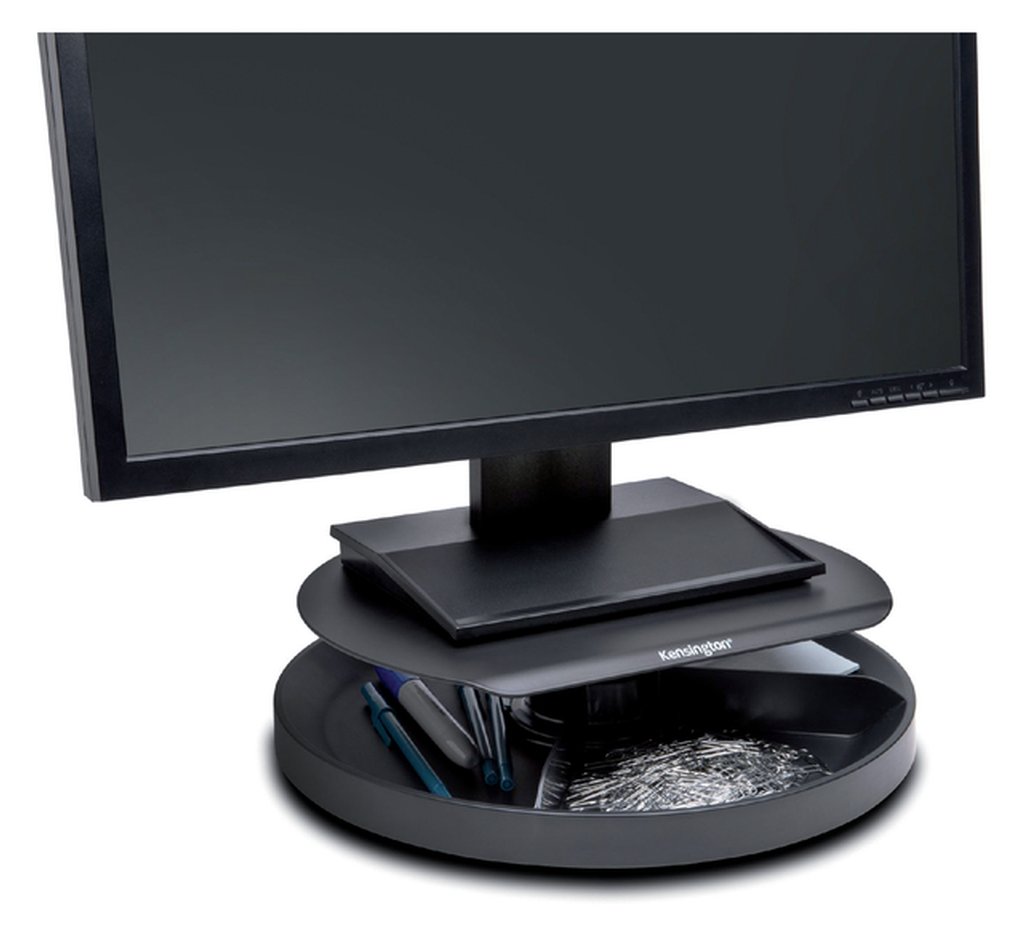 SmartFit® Spin2™ monitorstandaard - zwart