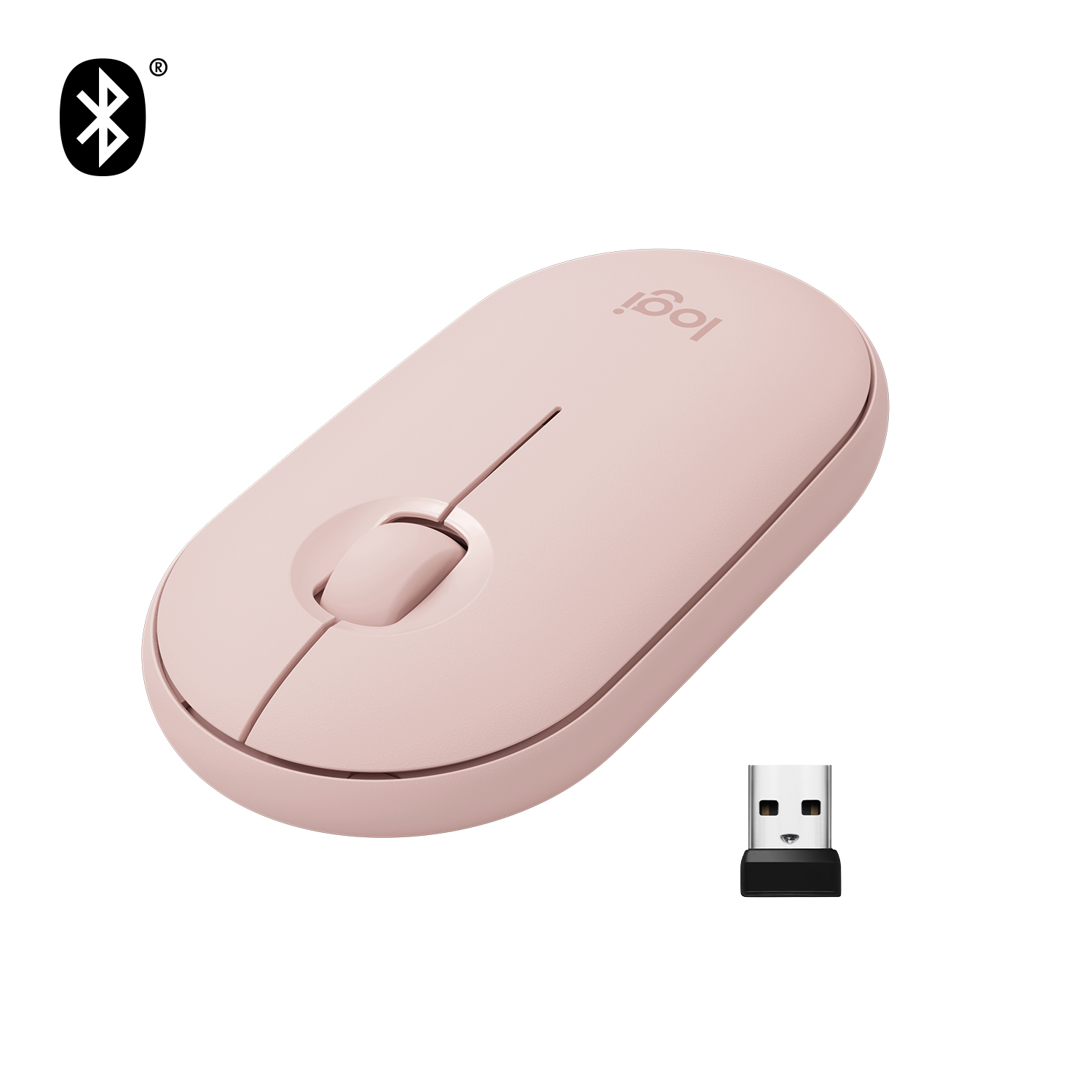 Pebble M350 Wireless Mouse - ROSE - EMEA