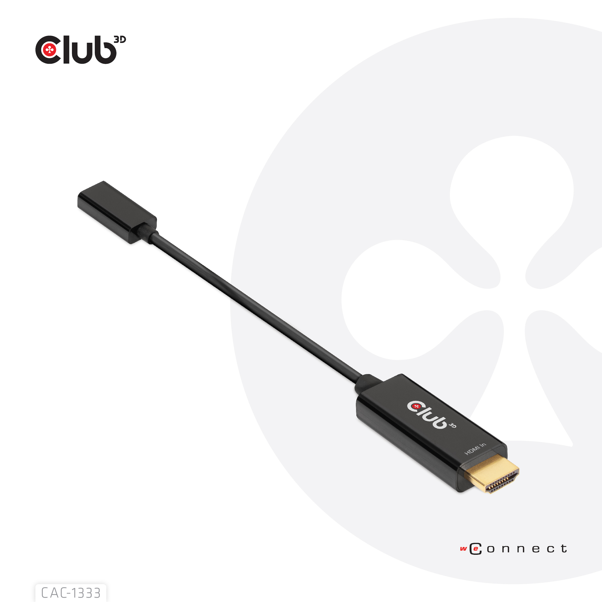 HDMI-USB-C 4K60Hz Active Adapter M/F