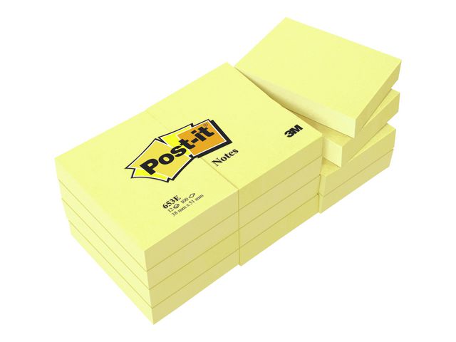 Notes Canary Yellow™, Klein, 38 x 51 mm, Geel