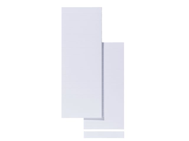 Ruiterstroken voor Alzicht Ruiters, Karton, 13 x 100 mm, Wit