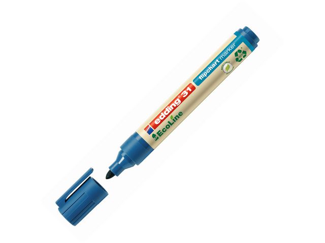 31 EcoLine Flipchart Marker Ronde Punt 1,5 - 3 mm Blauw