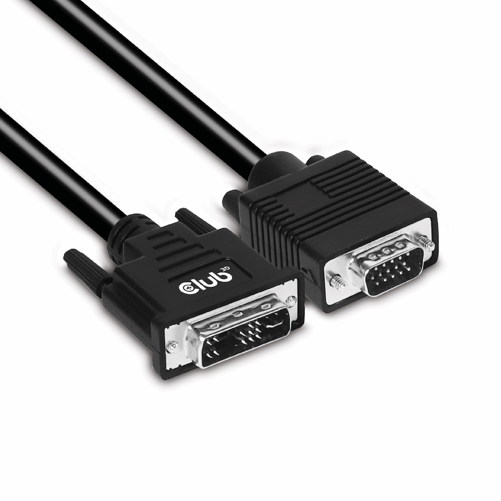 DVI-A TO VGA CABLE M/M 3m/ 9.8ft 28 AWG