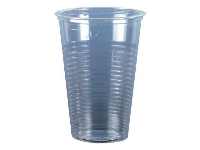 Drinkbeker, Plastic, 200 ml, Transparant