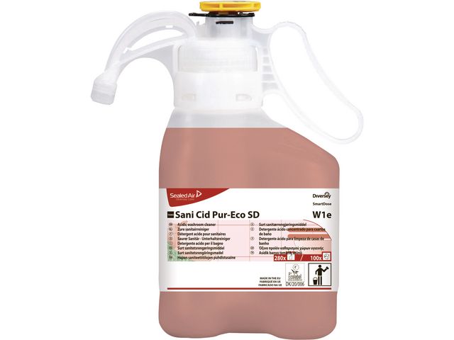 Smartdose® sanitairreiniger, vloeibaar, 1.4 liter, rood