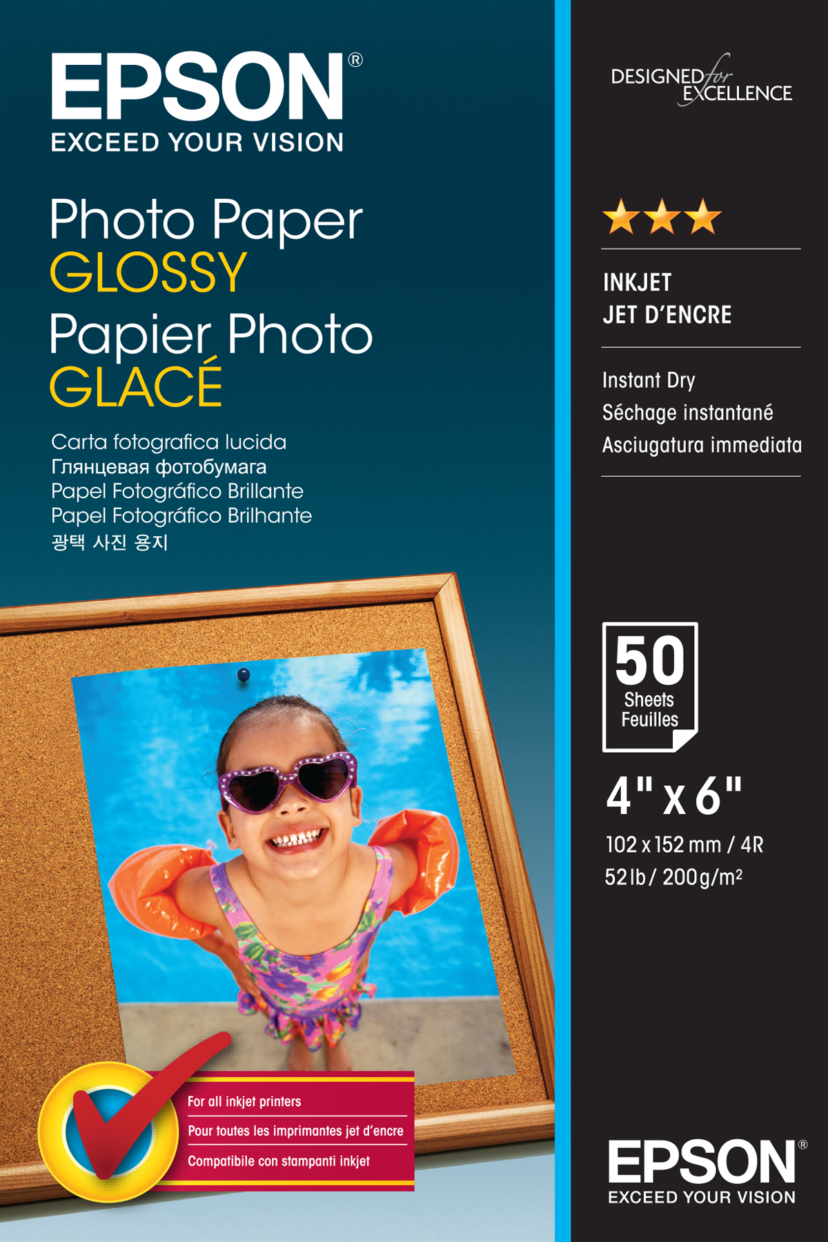 Photo Paper Glossy Fotopapier 10 x 15 cm 200 g/m²