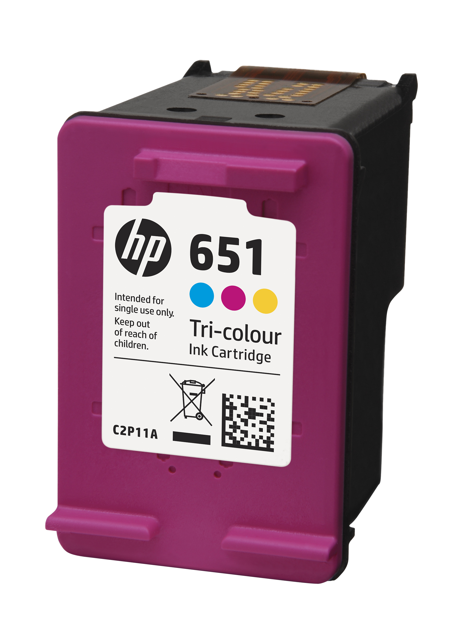  651 Original Inktcartridge C2P11AE BHK Tri-color