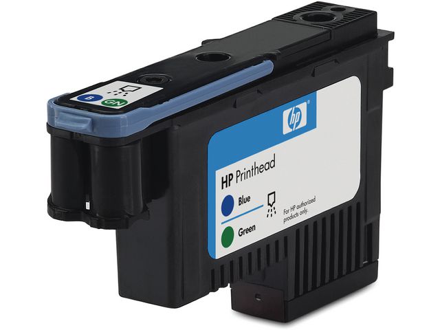 Inktcartridge HP 70 2 Pack C9408A blauw, groen