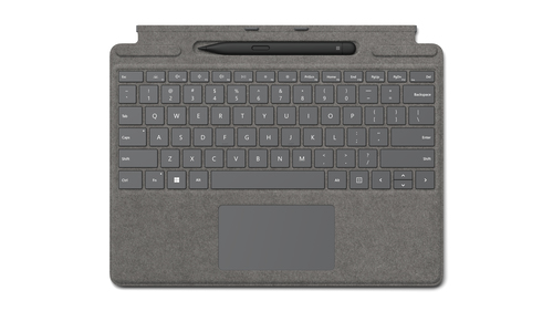 MS Surface Pro8/9 TypeCover + Pen Bundle Platinum Silver QWERTY