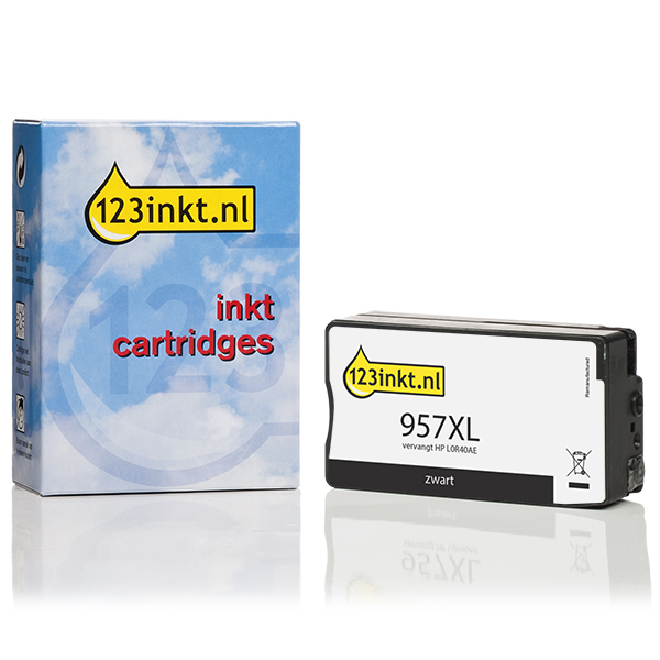 Huismerk HP 957XL (L0R40AE) Inktcartridge Zwart Hoge Capaciteit