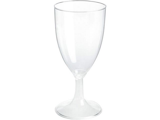 Premium Wijnglas, Polystyreen, 230 ml, Transparant