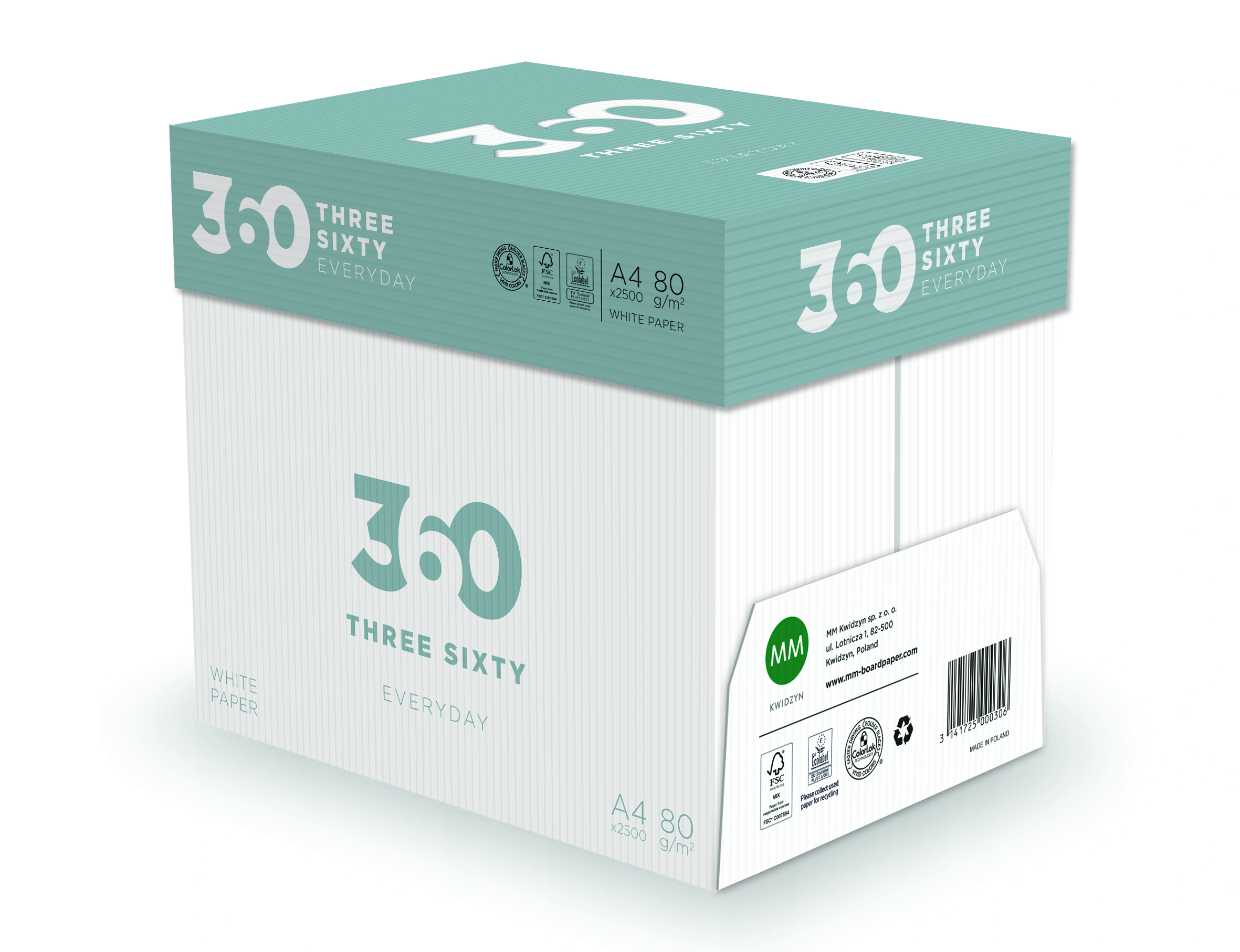 360 Everyday Papier A4 80 g/m² Wit