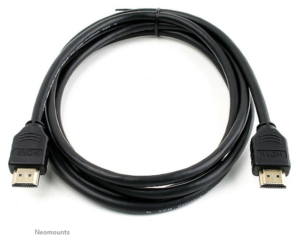 NEOMOUNTS BY NEWSTAR HDMI6MM BlackHDMI 1.3 cable High speed HDMI 19 pins M/M 2 meter